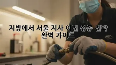 지방에서 서울 지사 이전, 성공 전략 완벽 가이드